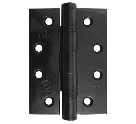 Black Stainless Steel Ball Race Hinges 4x3in (102x76x3mm) in Pairs
