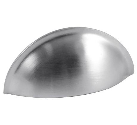 Satin Chrome Concealed Fix Drawer Pull Handle 85mm