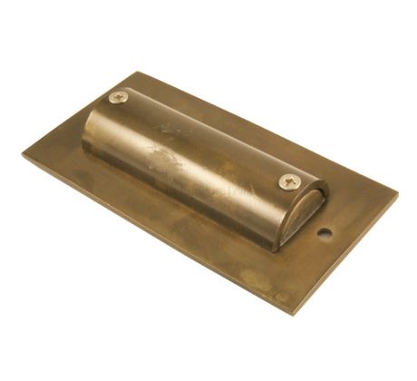 Antique Brass Flush Pull Door Handle 102mm