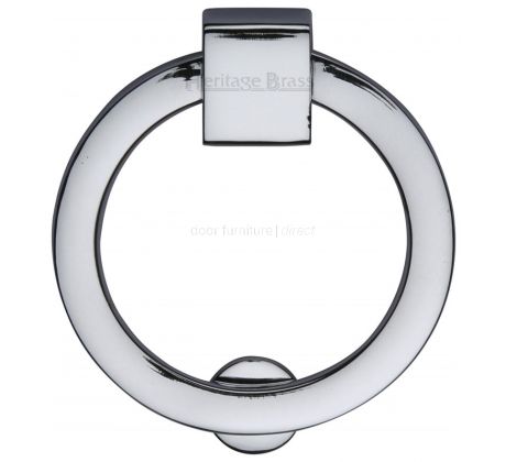 Heritage Polished Chrome Round Cabinet Pull 50mm