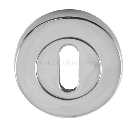Polished Chrome Key Hole Escutcheon 53mm