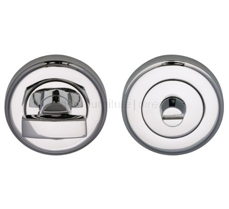 Polished Chrome Thumb Turn and Emergency Release 50mm