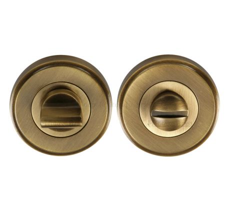 Antique Brass Thumb Turn and Emergency Release 50mm