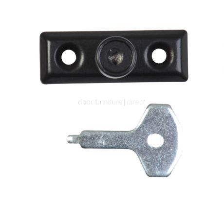 Black Smooth Metal Locking Pivot 116