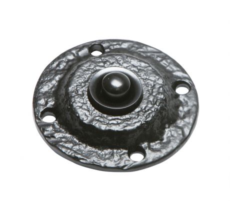 Black Antique Iron Round Front Door Bell 57mm 751