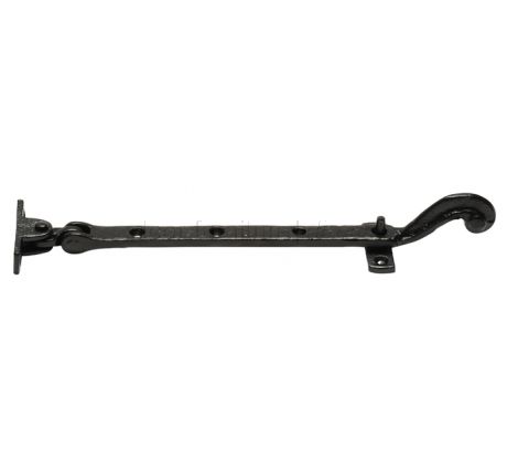 Black Antique Casement Stay 191mm 857