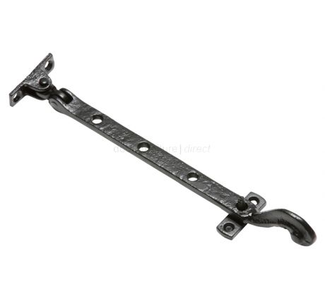 Black Antique Casement Stay 191mm 857