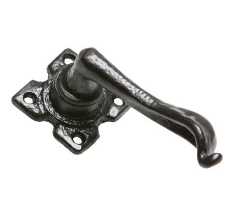 Black Antique Lever Door Handles 879