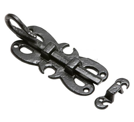Black Antique Fancy Door Bolt 152mm 902