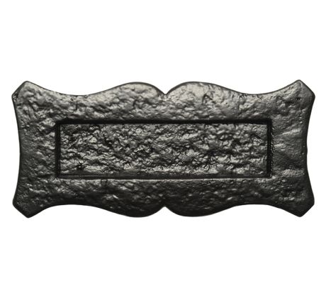 Black Antique Fancy Letter Plate 228x101mm 962