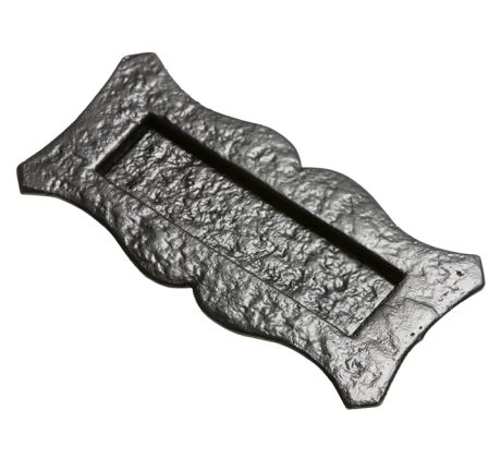 Black Antique Fancy Letter Plate 228x101mm 962