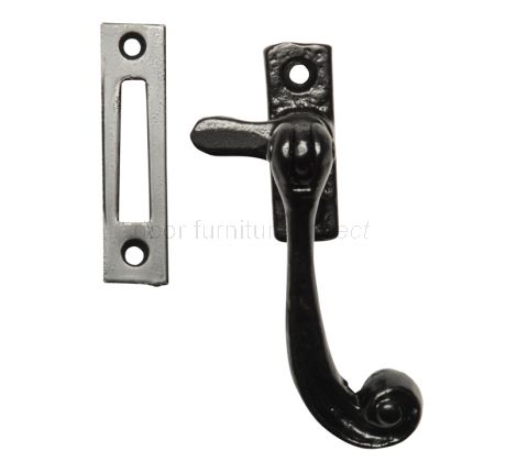Black Antique Casement Fastener Mortice 1121MP