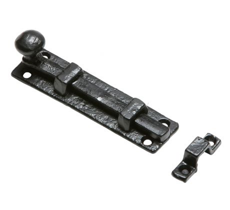 Black Antique Bolt Straight 101x25mm 1131