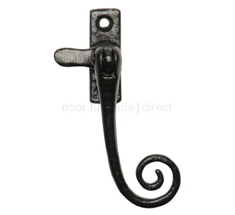 Black Antique Casement Fastener Hook Plate 1181