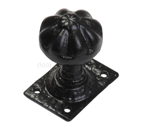 Black Antique Mortice Door Knobs 50mm 1203