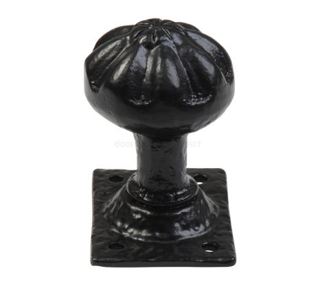Black Antique Mortice Door Knobs 50mm 1203