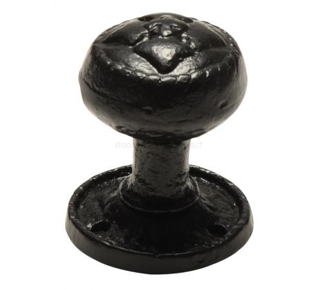 Black Antique Mortice Door Knobs 50mm 1206