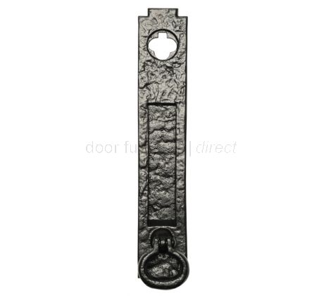 Black Antique Vertical Letter Plate 311x57mm 1233