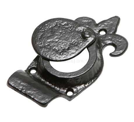 Black Antique Cylinder Pull 127x58mm 1486