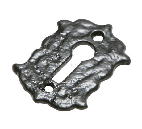 Black Antique Fancy Escutcheon 48x35mm 1503