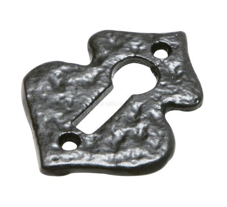 Black Antique Decorative Escutcheon 50x38mm 1504