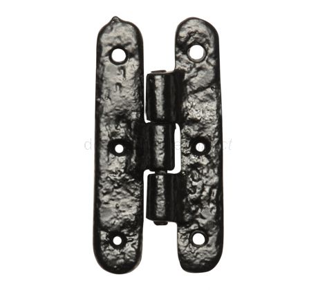 Black Antique H Hinges 80x42mm 1507 In Pairs