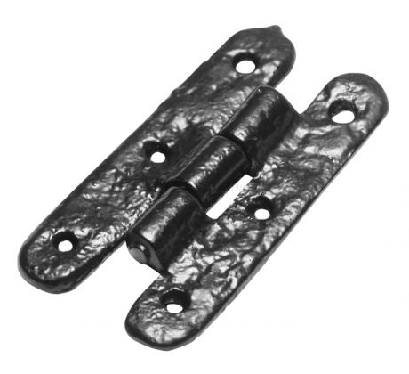 Black Antique H Hinges 80x42mm 1507 In Pairs