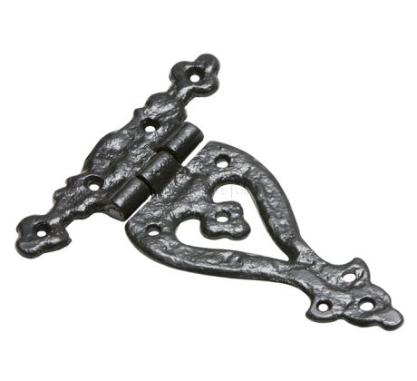 Black Antique Coronet Hinges 139x114mm 1511 In Pairs