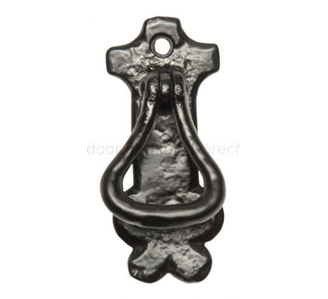 Black Antique Cabinet Handle 80x35mm 1528