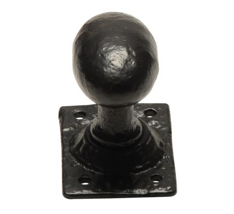 Black Antique Oval Rim Door Knobs 1551R