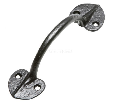 Black Antique Door Pull Handle 215x63mm 1578