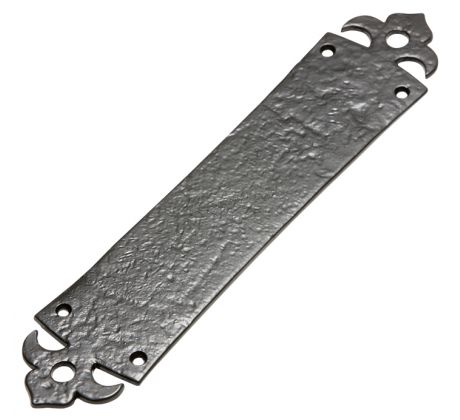 Black Antique Finger Plate 339x73mm 2156