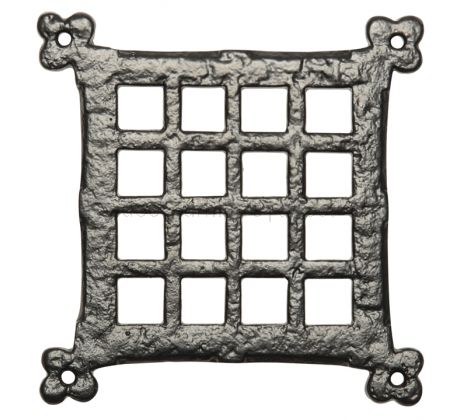 Black Antique Door Grille 171x171mm 2175