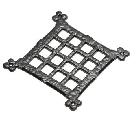 Black Antique Door Grille 171x171mm 2175