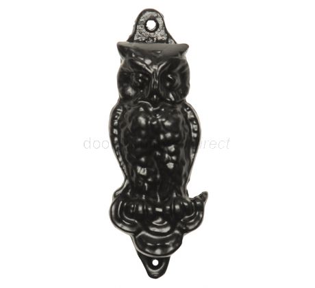 Black Antique Owl Bedroom Door Knocker 2623