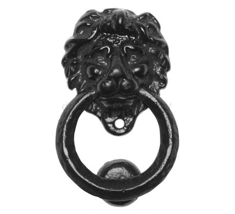 Black Antique Lion Head Door Knocker 2630