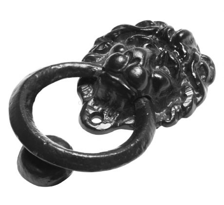 Black Antique Lion Head Door Knocker 2630