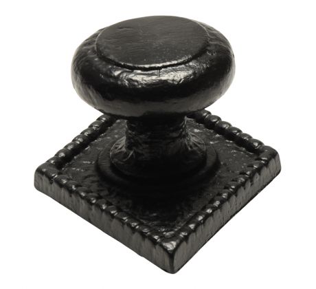 Black Antique Centre Door Knob 82mm 3072