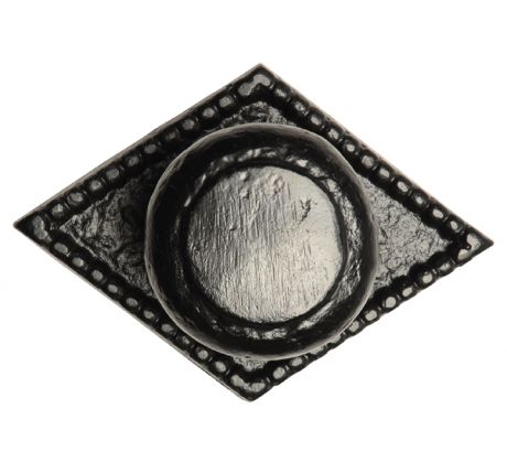 Black Antique Centre Door Knob 82mm 3072