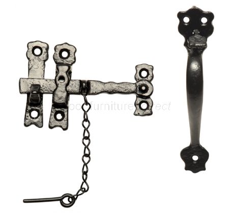 Black Antique Thumb Latch 152mm 3613