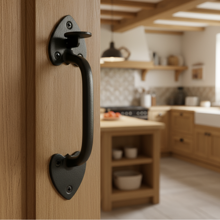 Black Antique Thumb Latch 203x63mm 3619