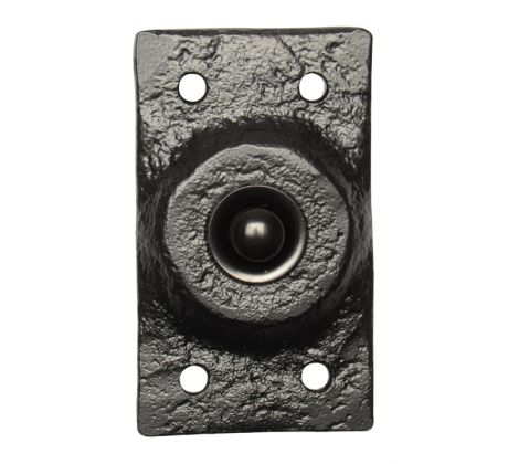 Black Antique Bell Push 77x44mm 4748