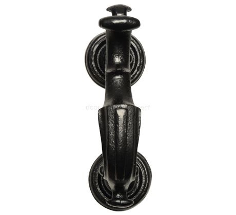 Smooth Black Iron Door Knocker 1005