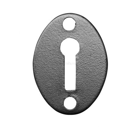 Smooth Black Escutcheon 48mm 3012