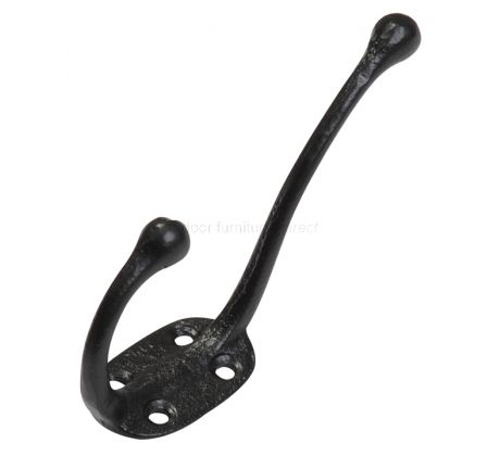 Black Iron Hat and Coat Hook 4269