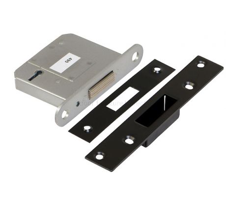 Black 5 Lever Mortice Deadlock BS3621
