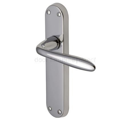 Sutton Straight Lever Polished Chrome Latch Door Handles