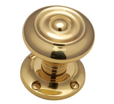 Polished Brass Aylesbury Mortice Door Knob Set 55mm