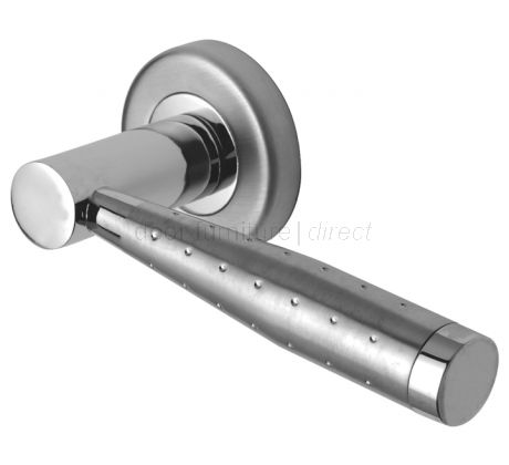 Roda Dual Finish Chrome Spotted Lever on Rose Set