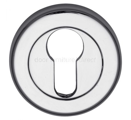 Polished Chrome Euro Profile Escutcheon 53mm